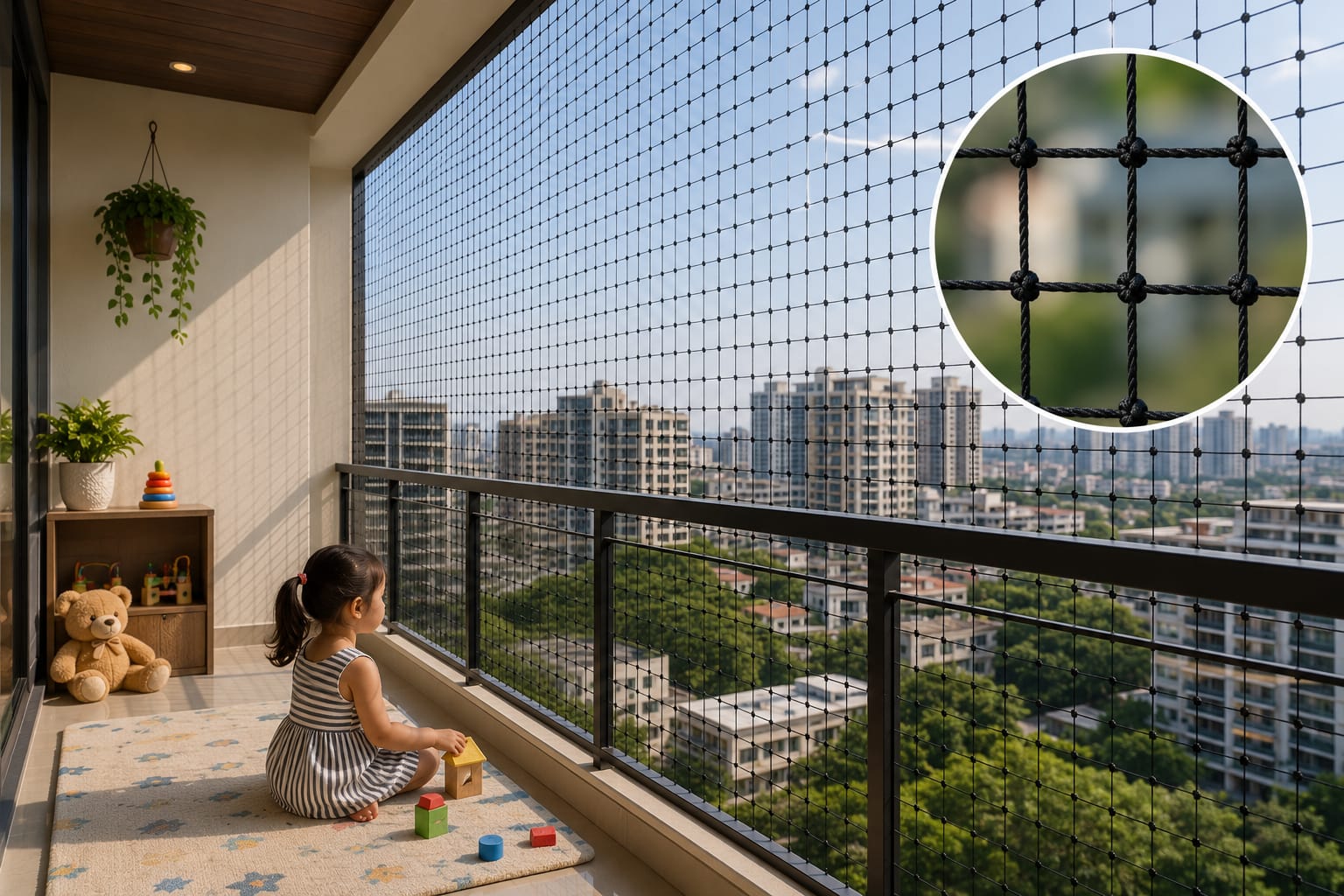 Garware Child Protection Balcony Net 